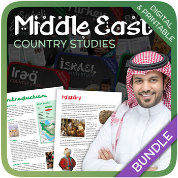 Preview of The Middle East (Country Studies Bundle)