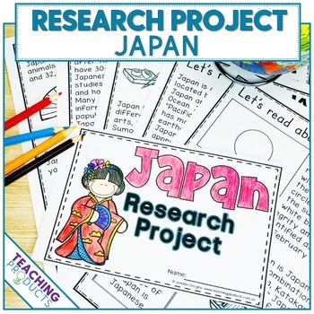 Preview of Country Research Project - A Country Study About Japan with Reading Passages