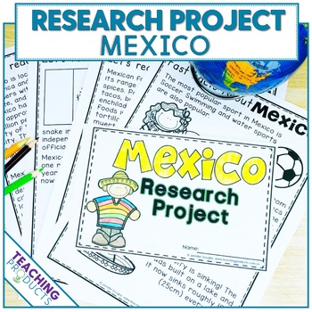 Preview of Country Research Project - A Country Study About Mexico with Reading Passages