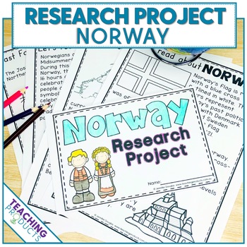 Preview of Country Research Project - A Country Study About Norway with Reading Passages