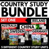 Country Study Unit Bundle 1 - Differentiated Country Resea