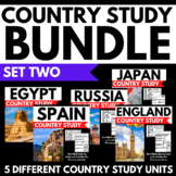 Country Study Unit Bundle 2 - Differentiated Country Resea