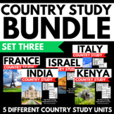 Country Study Unit Bundle 3 - Differentiated Country Resea