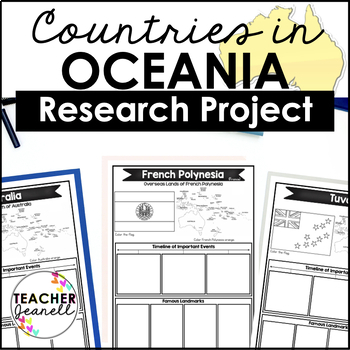 Preview of Country and Territory Research Project Posters - Australia/Oceania
