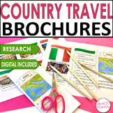 Country Travel Brochure Research Project - Printable and D
