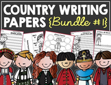 Country Writing Papers BUNDLE! (26 Countries/Regions!)