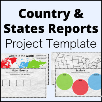 Preview of Country and States Reports Project Template Type & Edit Google Slides