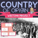Country of Origin/Ancestry Writing Research Project