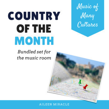 Preview of Country of the Month {Bundle for the Music Room}