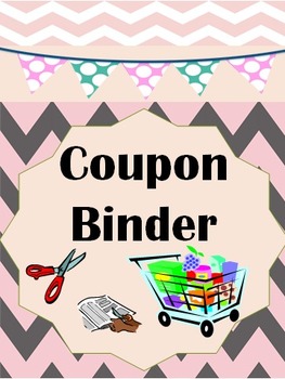 Preview of Coupon Binder -Teach your students or children the power of saving money