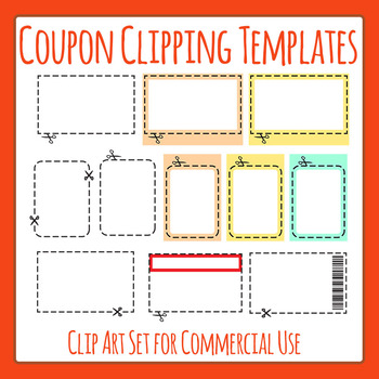 coupon clip art template
