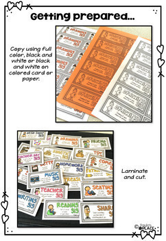 coupon pack with raffle tickets by paulas place teaching resources