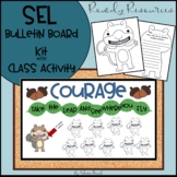 Courage Bulletin Board and Activity | SEL | Scaredy Squirrel
