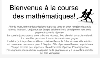 Preview of Course mathématiques au TBI