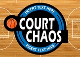 Court Chaos:  A Basketball Interactive Powerpoint Game -- 