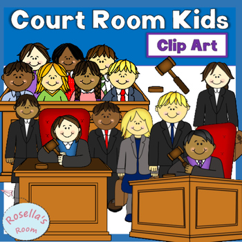 Preview of Court Room Kids Clip Art