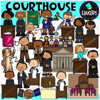 full courtroom clipart