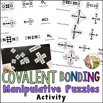 Preview of Covalent Bonding Manipulative Puzzle Activity