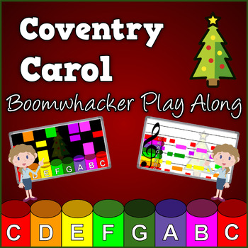 Preview of Coventry Carol - Boomwhacker Play Along Videos & Sheet Music