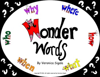 Preview of Close Reading using the wonder words: Who What When Where Why and How