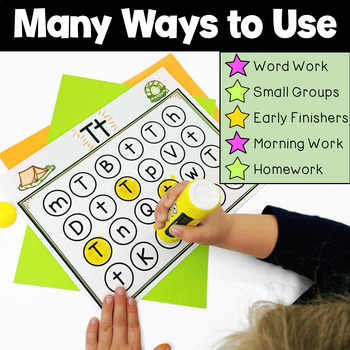 alphabet worksheets letter recognition activities tpt