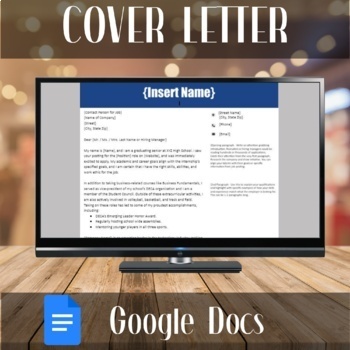 Preview of Cover Letter Student Templates - Google Docs