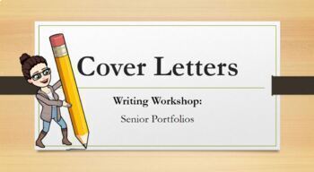 Preview of Cover Letter Workshop handout & sample (for students) Digitally Friendly!