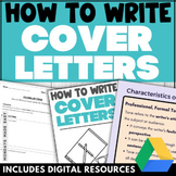 Cover Letter Writing Lesson with Template, Graphic Organiz