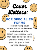 Cover Letters for IEPs