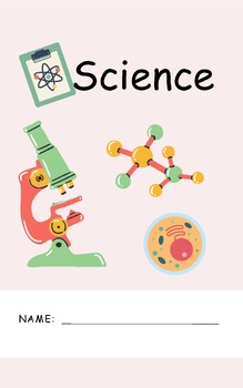Preview of Cover Page for Science Notebook