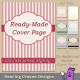 Ready Made Cover Pages | Vintage Styling