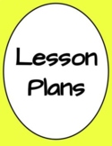 Cover Pages for Lesson Plan Binder