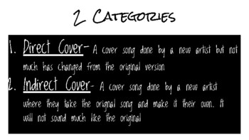 Cover Song (Slide Presentation) by MsKsMusicClass | TpT