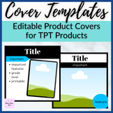 Cover Templates of TPT Seller Listings (editable Canva tem