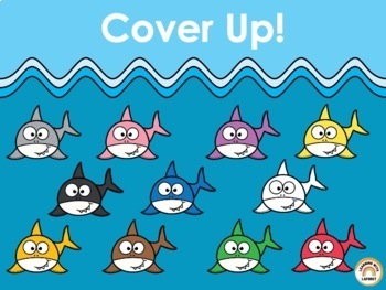 Preview of Cover Up! Colour Identification - Sharks