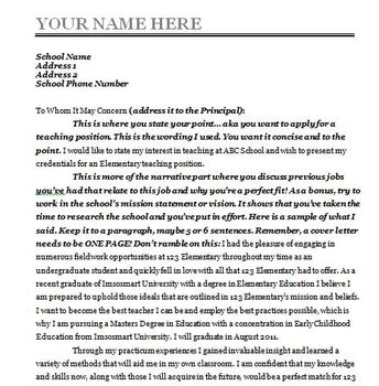 application letter for job hunting