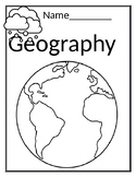 Cover page- Geography
