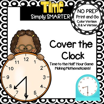 Spin and Cover Time Telling Game (Teacher-Made) - Twinkl