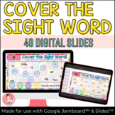 Cover the Sight Word Activity with Google Jamboard™ and Go