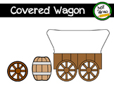 Covered Wagon Clip Art - Personal and Commercial Use