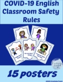 Covid-19 English Classroom Rules Posters