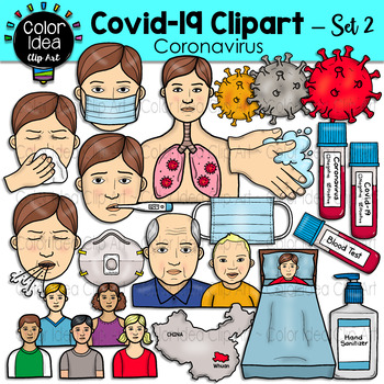 Preview of Covid-19 Clipart Set 2 ( Coronavirus )