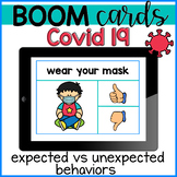 Covid 19 Expected vs Unexpected Behaviors - Boom Cards