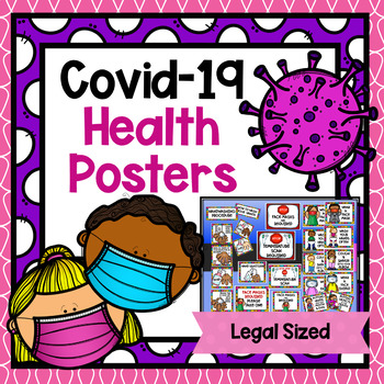 Preview of Covid-19 Health Safety Posters - Legal Sized