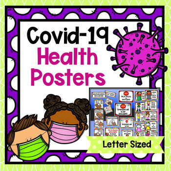 Preview of Covid-19 Health Safety Posters - Letter Sized