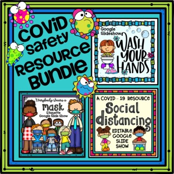 Preview of Covid - 19 Safety Bundle - Google Slide Shows