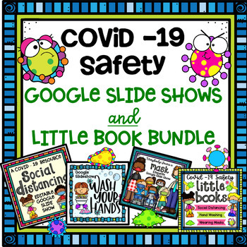 Preview of Covid - 19 Safety Bundle - Google Slide Shows and Little Books