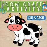 Cow Craft | Farm Animal Craft | Farm Activity | Color, Cut