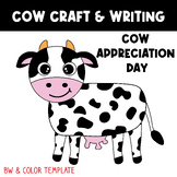 Cow Craft & Writing Template | Animal Farm Craft | Cow App