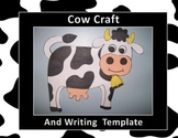 Cow Craft and Writing Template